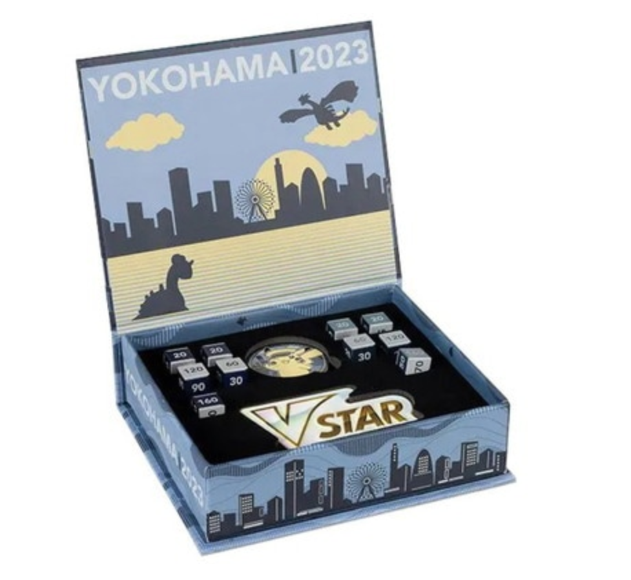 Pokemon Card game | World Championship WCS 2023 Yokohama Damage Counter Coin Dice Marker Set