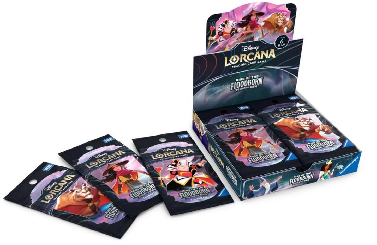 Disney Lorcana The Rise Of The Flood born Japanese Ver. Booster Pack Box TCG