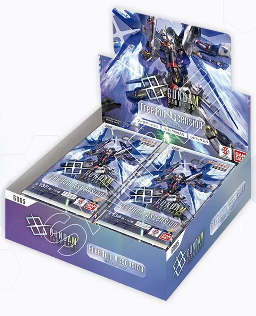 Gundam Trading Card Game Freedom Ascension Booster Box GD05 Japanese
