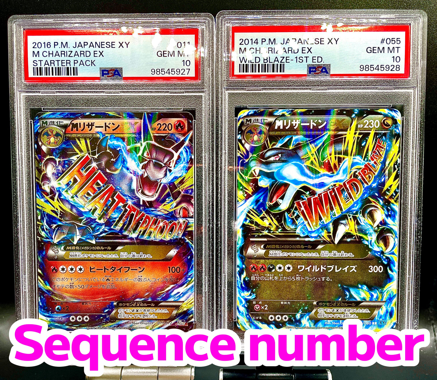 PSA 10 |POKEMON JAPANESE XY WILD BLAZE 1ST ED. MCHARIZARD EX