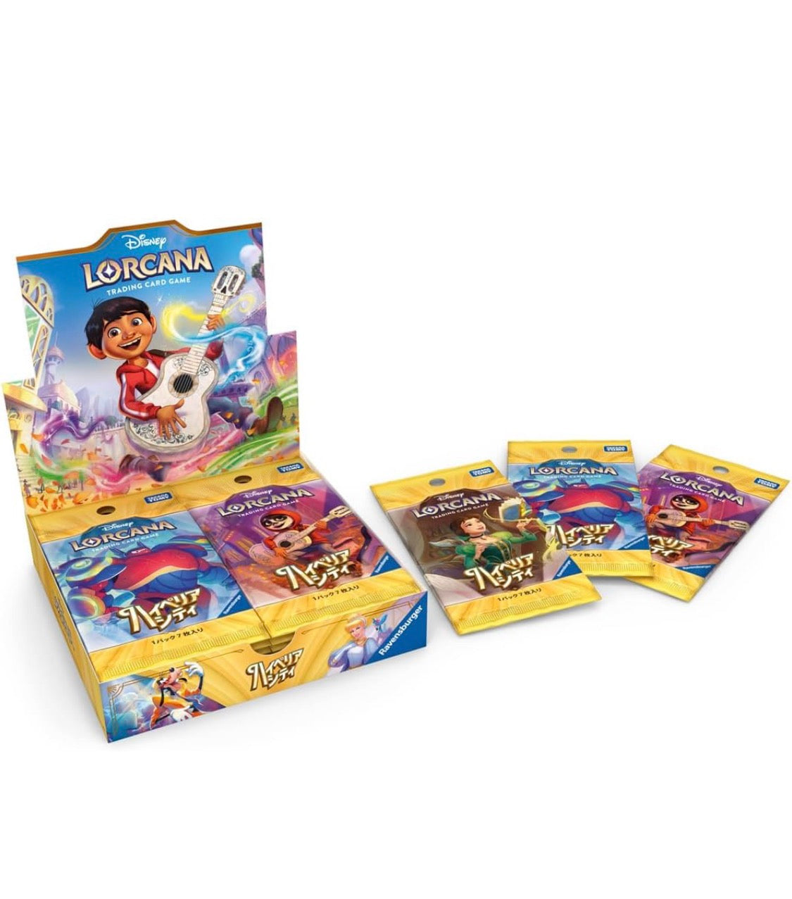 Disney Lorcana TCG – Hyperia City Japanese Booster Box (16 Packs)