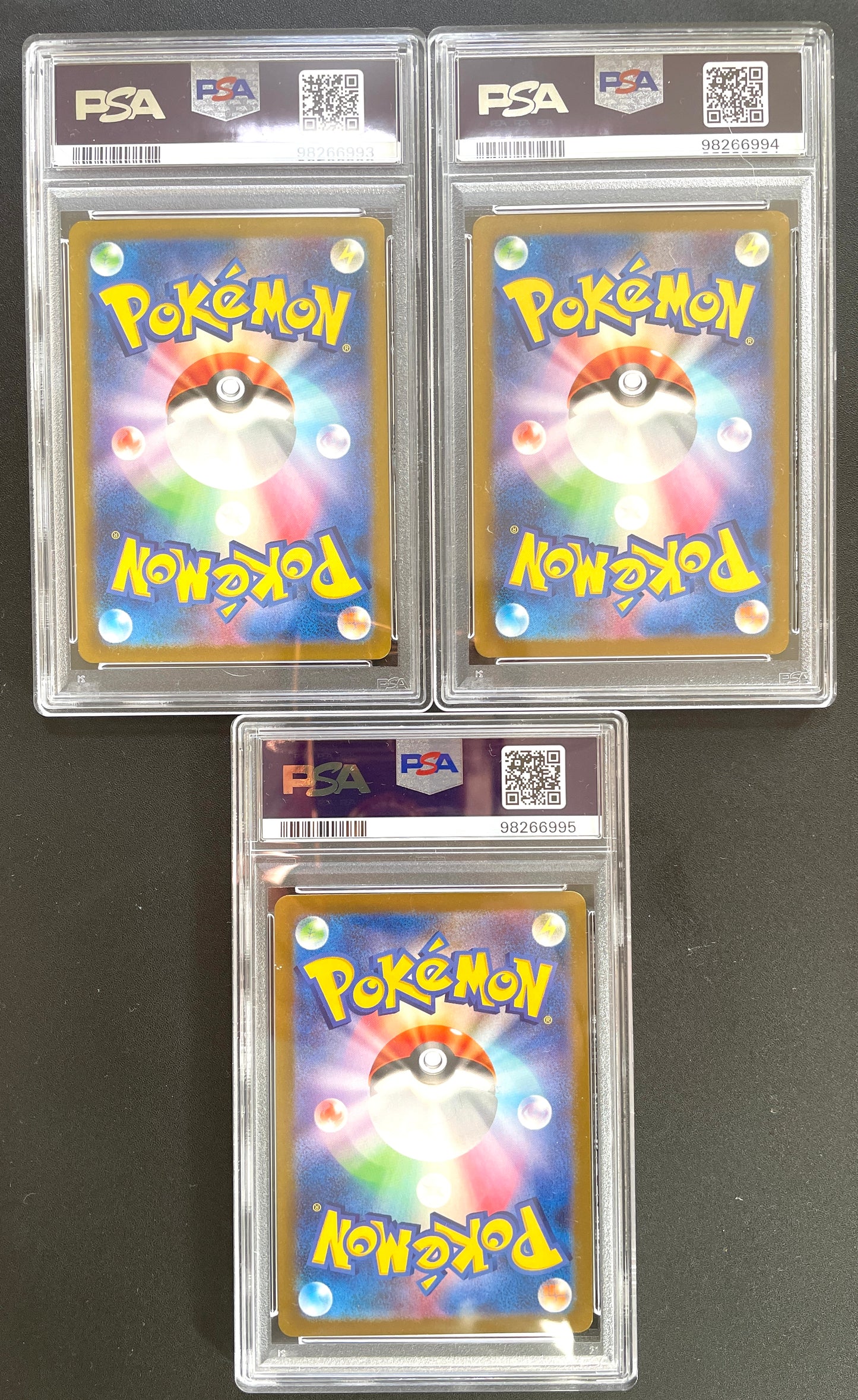 PSA 10 | POKEMON JAPANESE SVG Sequence number set of 3 CHARMANDER/SQUIRTLE/BULBASAUR