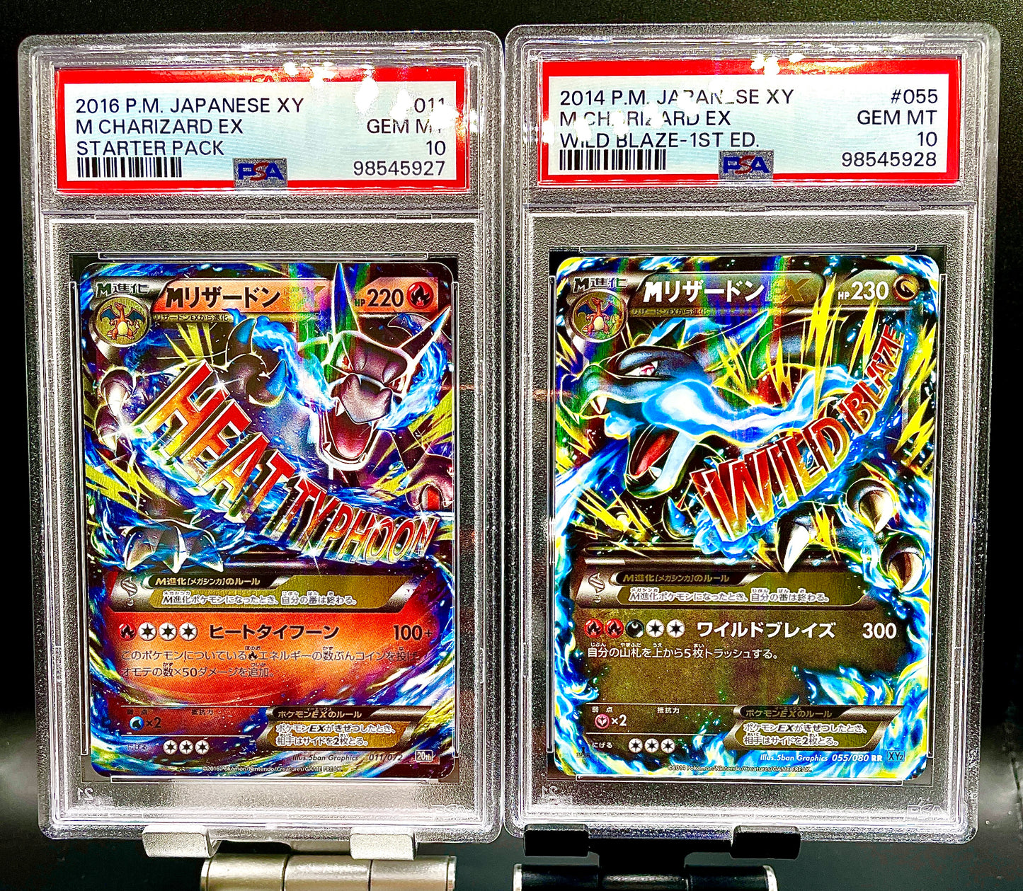 PSA 10 |POKEMON JAPANESE XY WILD BLAZE 1ST ED. MCHARIZARD EX
