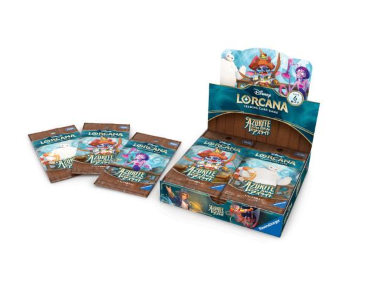 Disney LORCANA Trading Card Game Azurite Sea Japanese Booster Box