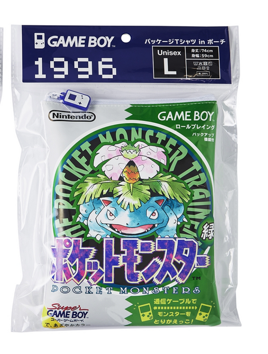 Pokémon Green Package T-Shirt in Pouch – Unisex [L]