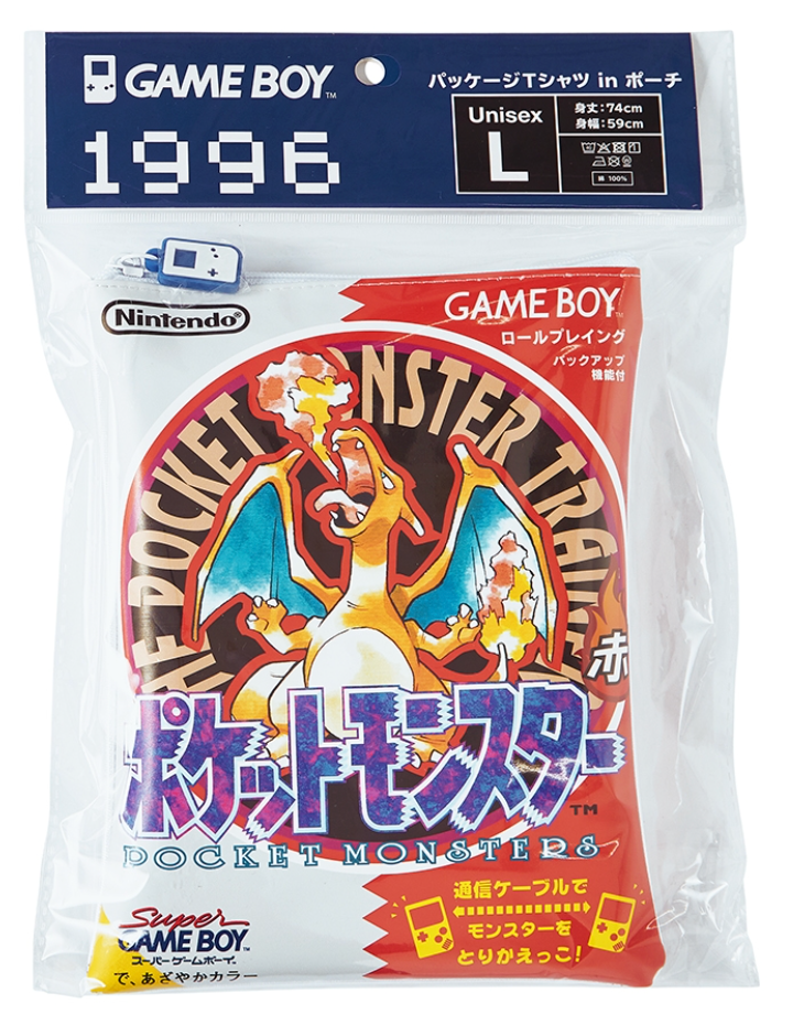 Pokémon Red Package T-Shirt in Pouch – Unisex [L]