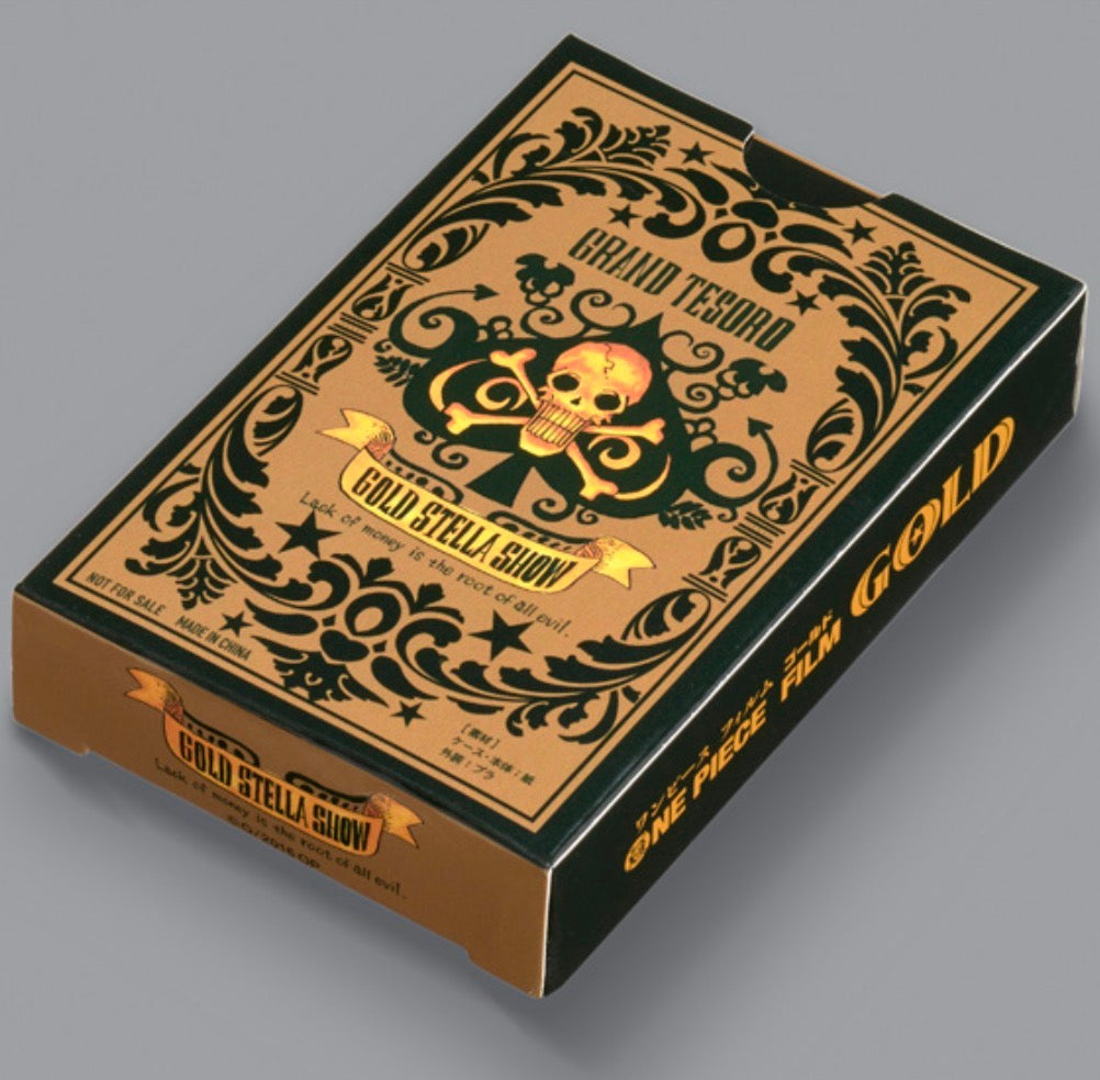 ONE PIECE FILM GOLD 2016 Japan Movie Exclusive Playing Cards 54-Card Deck Sealed