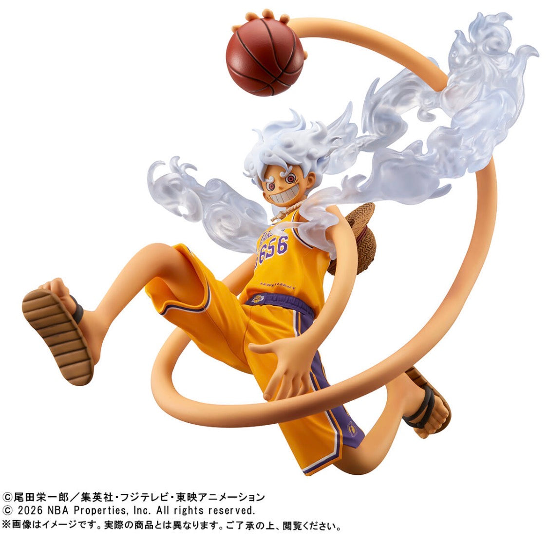 【Pre-order】ONE PIECE × NBA MASTER STARS PIECE Luffy GEAR 5 Figure
