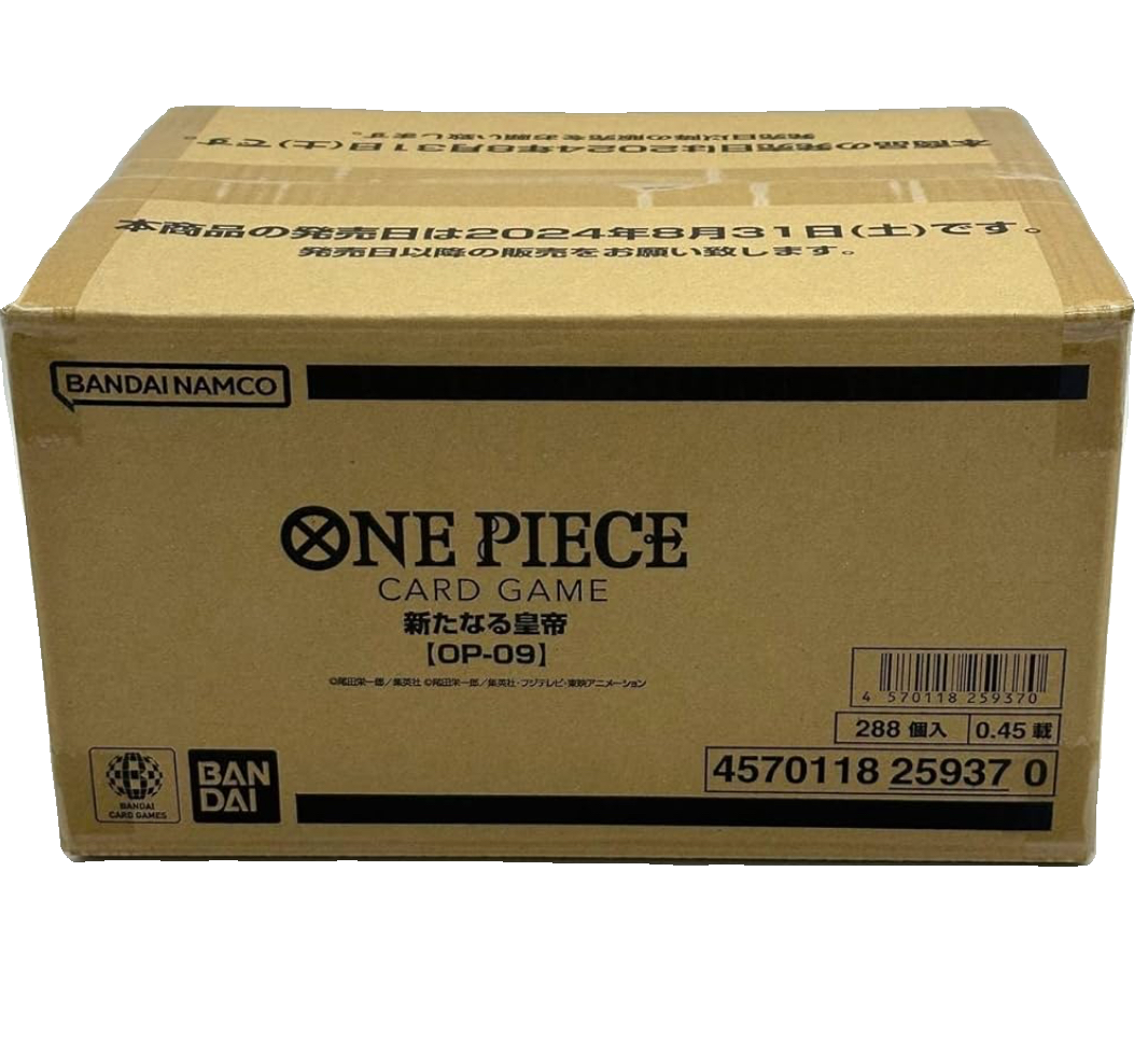 ONE PIECE card The Four Emperoes OP-09 box