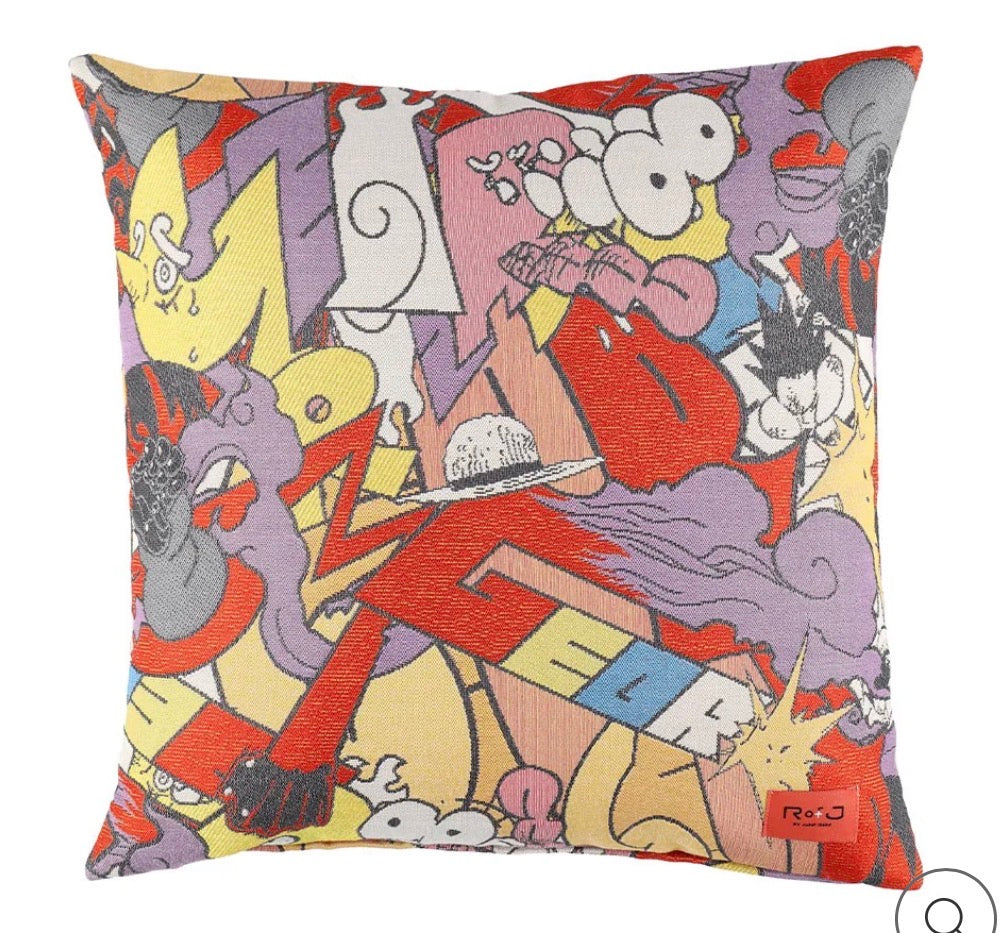 JUMP SHOP RofJ ONE PIECE GEAR’s Jacquard Cushion Cover 45x45cm Japan Exclusive