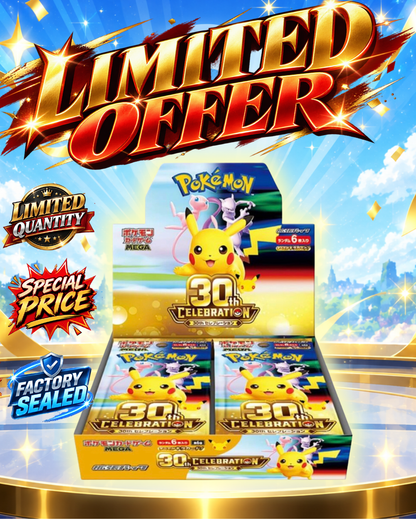 【Limited offer】Pokemon Card Game Japanese 30th CELEBRATION