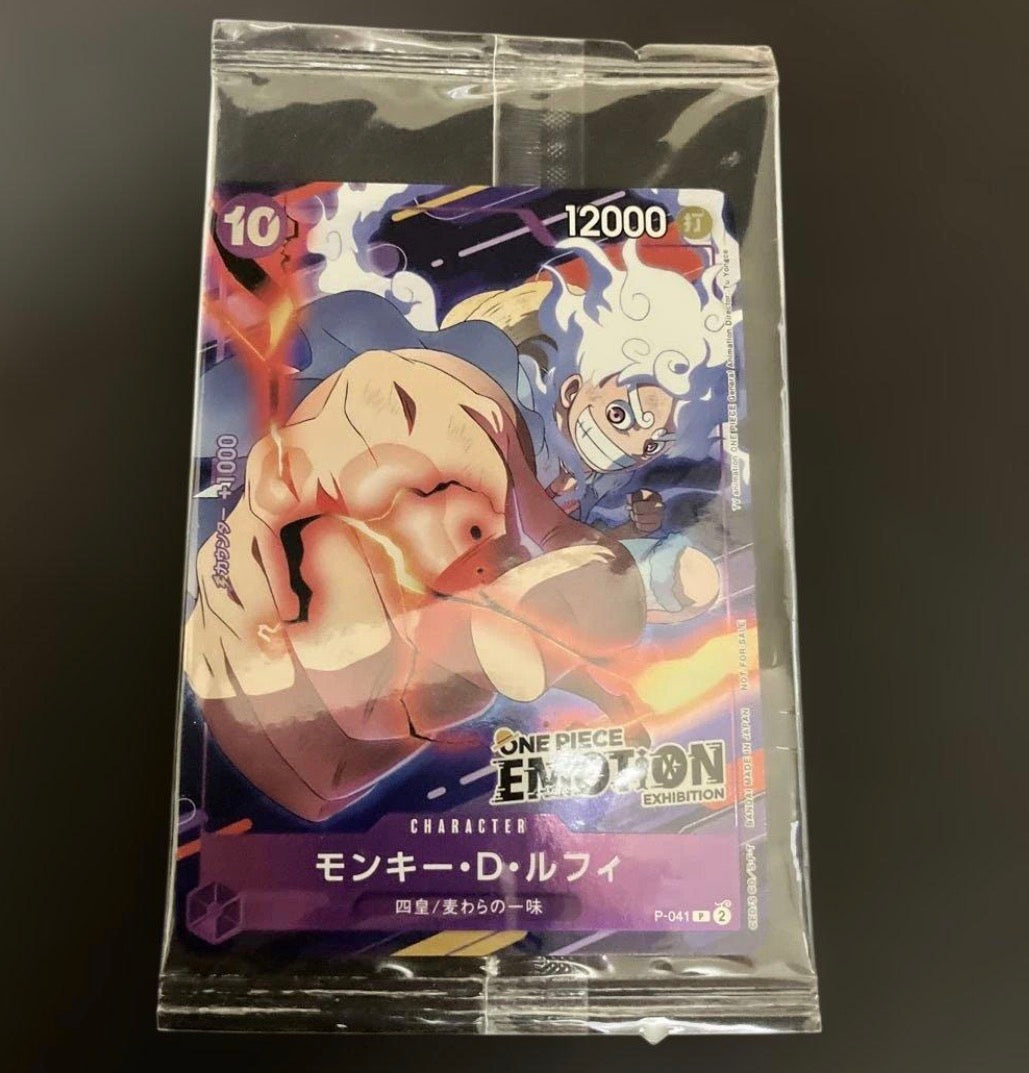 ONE PIECE Card Game EMOTION P-041 Promo Monkey D. Luffy