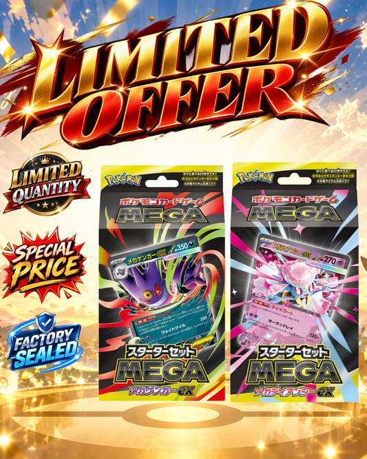 【limited SALE】Pokemon card Starter Set MEGA