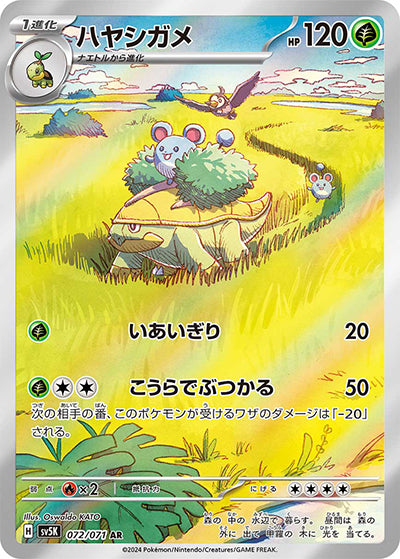 {072/071}Grotle AR | Japanese Pokemon Single Card